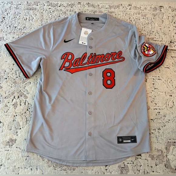 Nike Other - Nike Authentic Baltimore Orioles Cal Ripken Jr Baseball Gray Jersey Men’s Sz: L